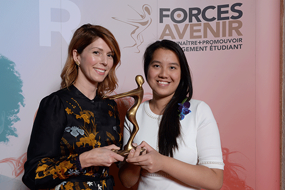 Victoria Thân, lauréate 2019 dans la catégorie AVENIR Personnalité 1er cycle